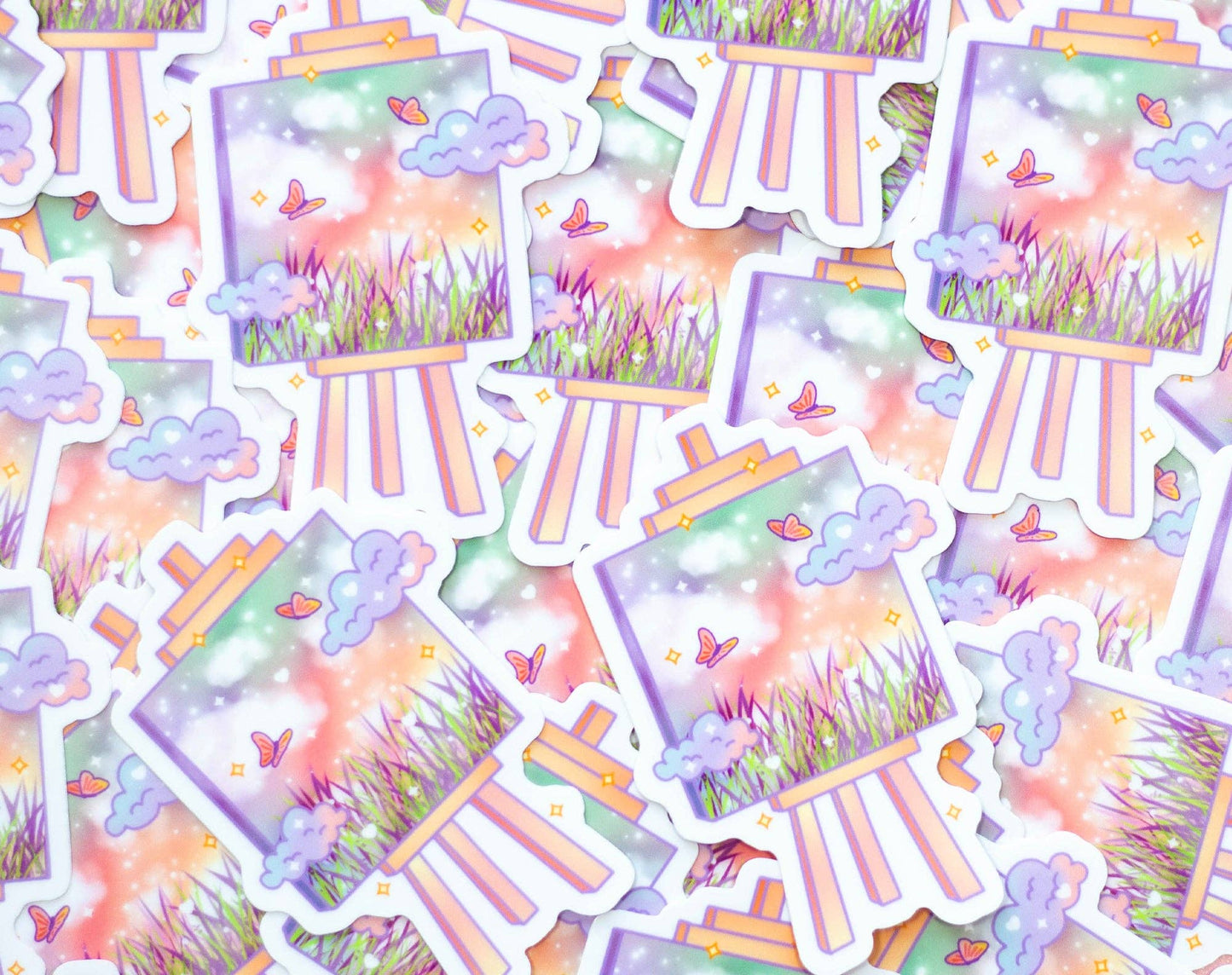 Painting Canvas Sticker