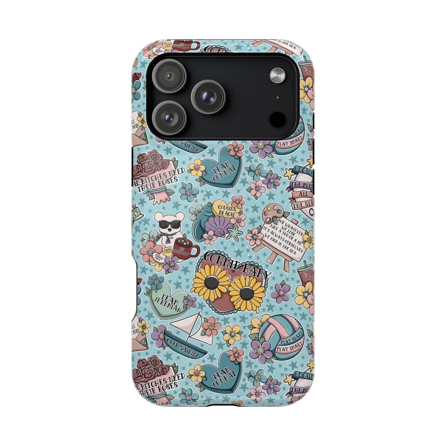 Pretty Summer MagSafe Tough Phone Case | Shockproof | iPhone Case | Bookish Phone Case |