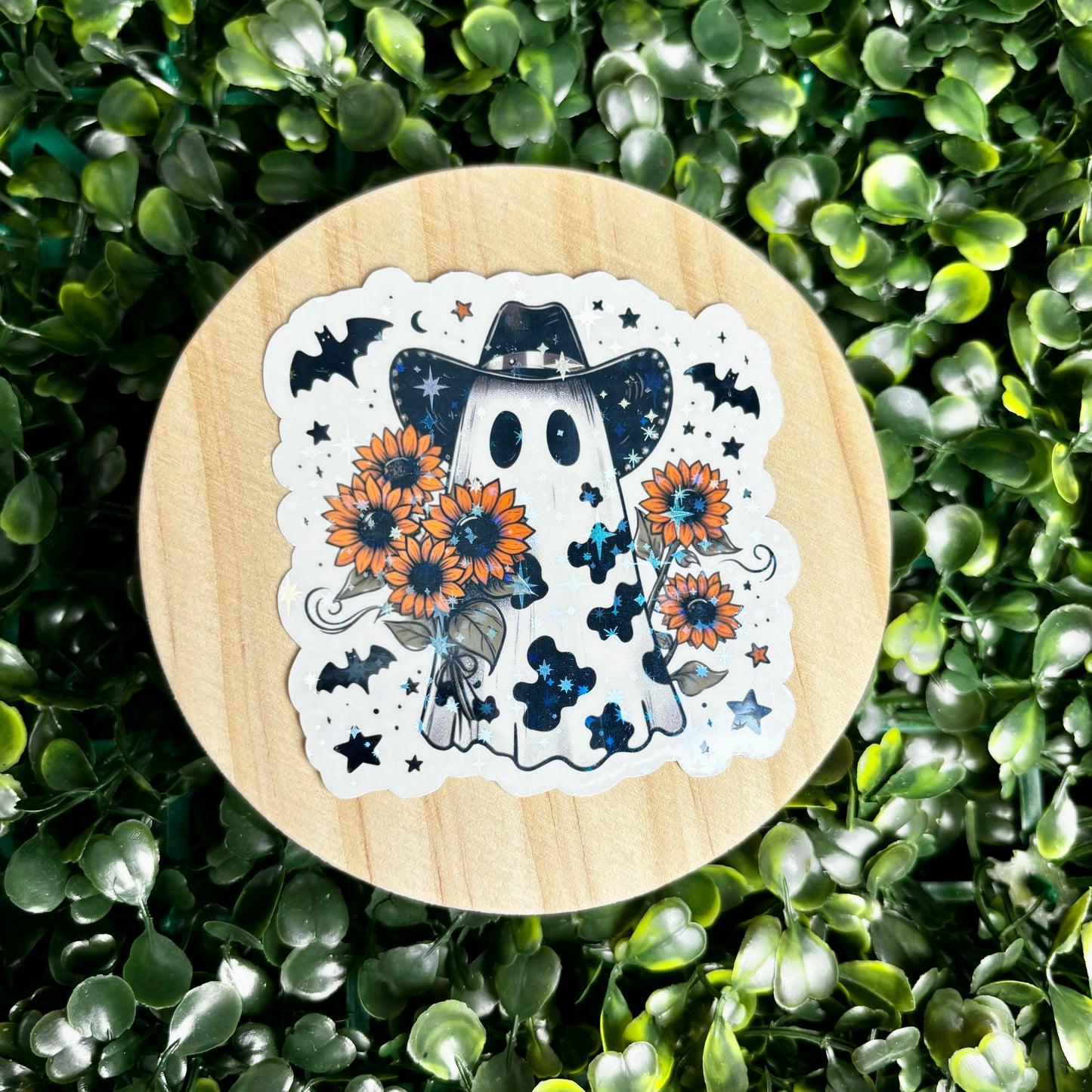 Spooky Western Ghostie Sticker