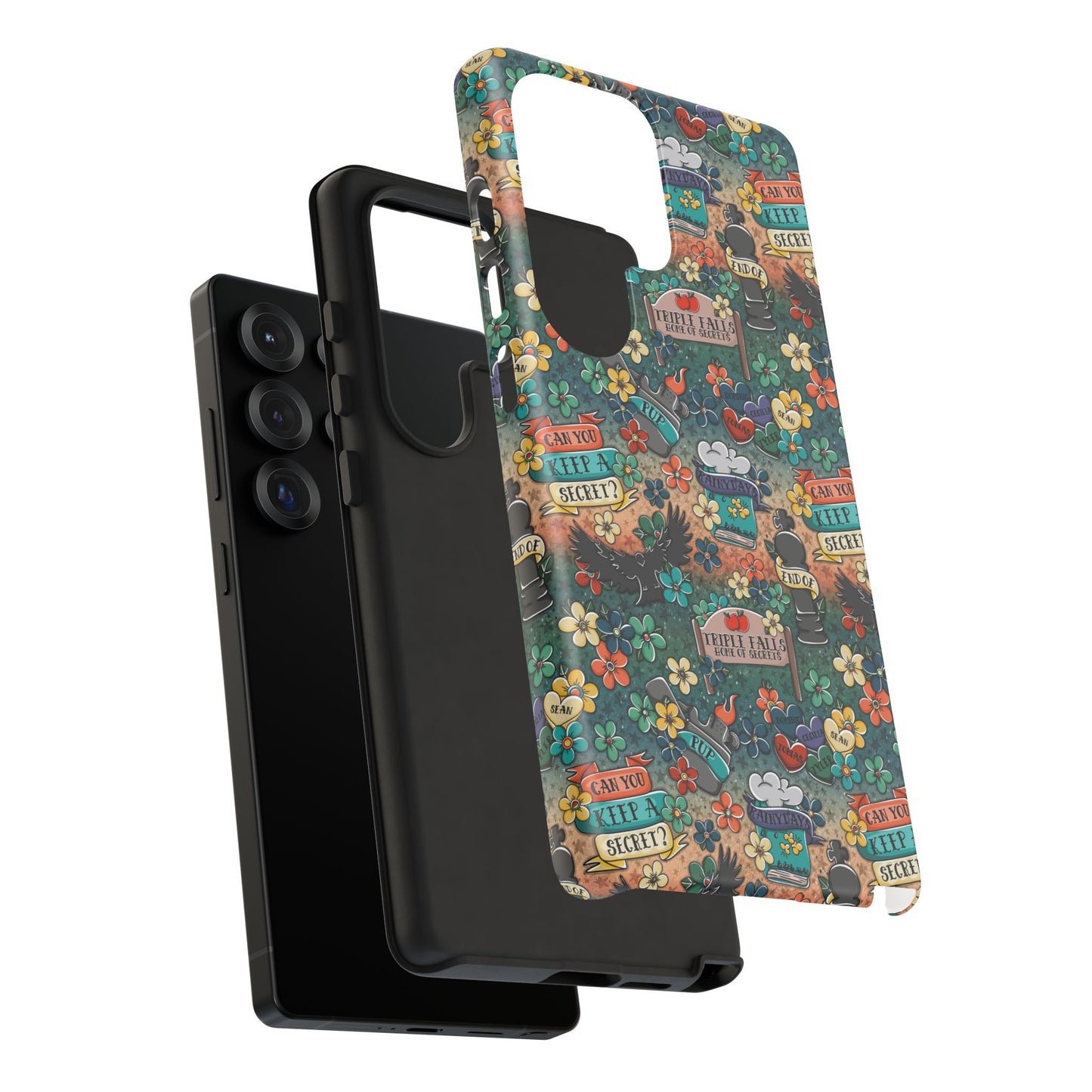 Triple Falls Tough Phone Case | Shockproof | Samsung Case | Google Case | Bookish