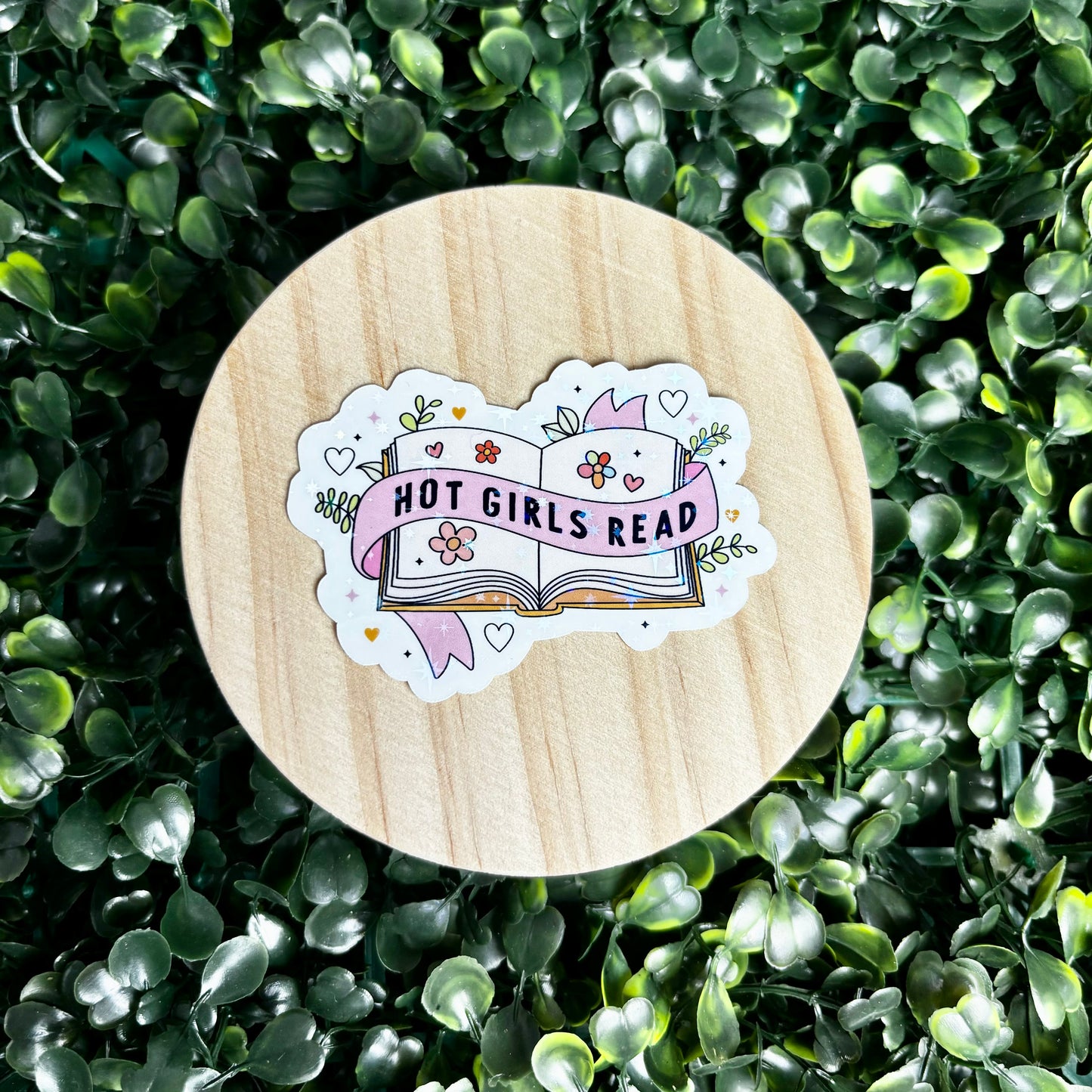 Hot Girls Read Sticker