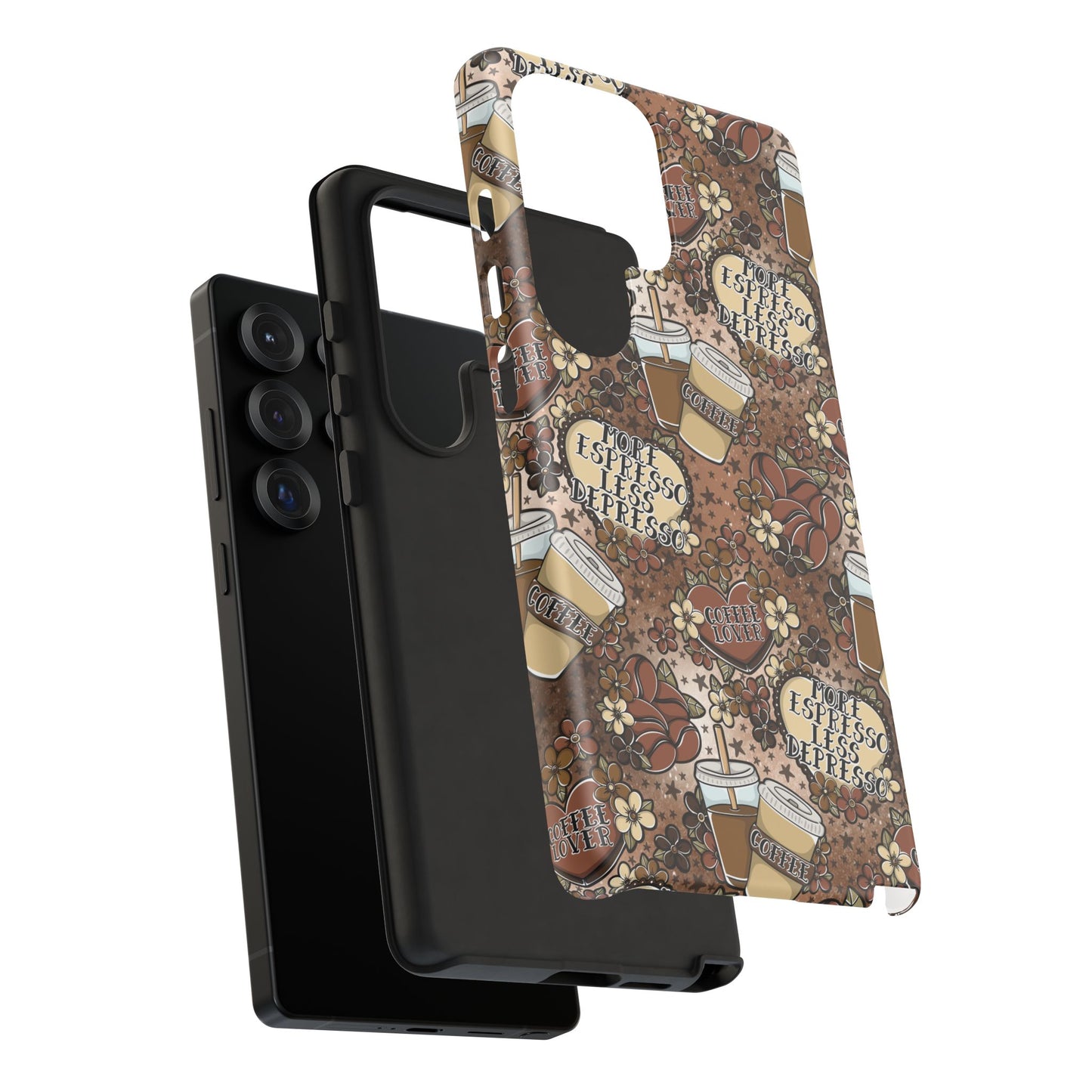 Coffee Lover Tough Phone Case | Shockproof | Samsung Case | Google Case | Iced Coffee