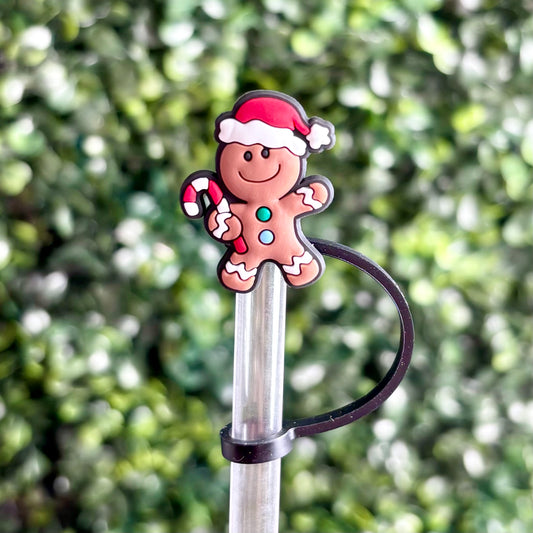 Gingerbread Straw Topper