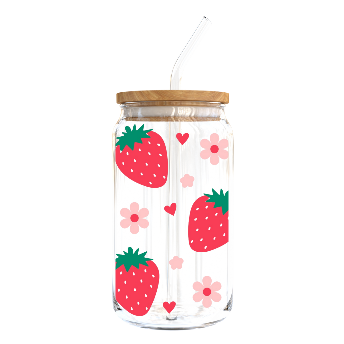 Strawberries & Flowers Cup