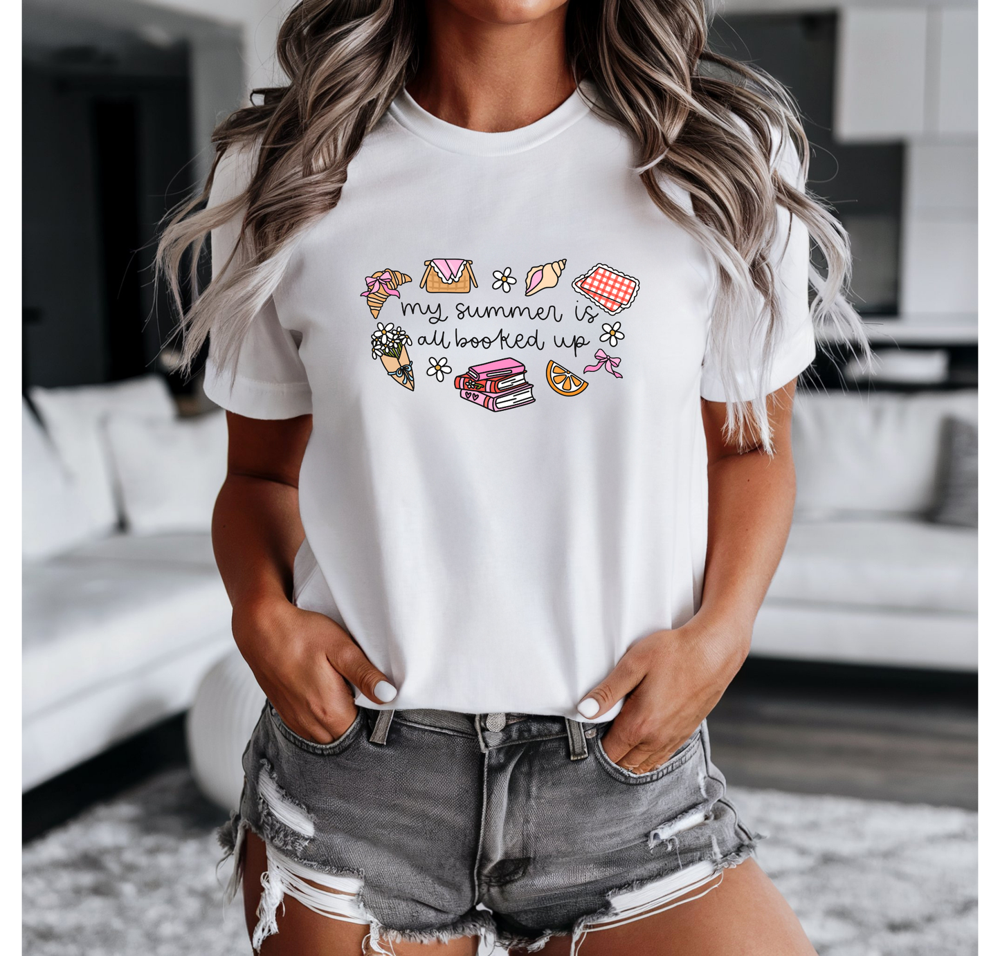My Summer Is All Booked Bella+Canvas T-Shirt