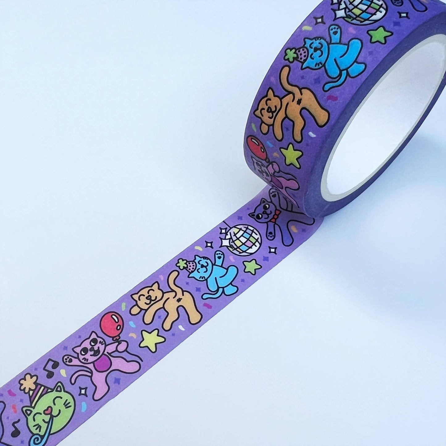 Washi Tape - Disco Cats