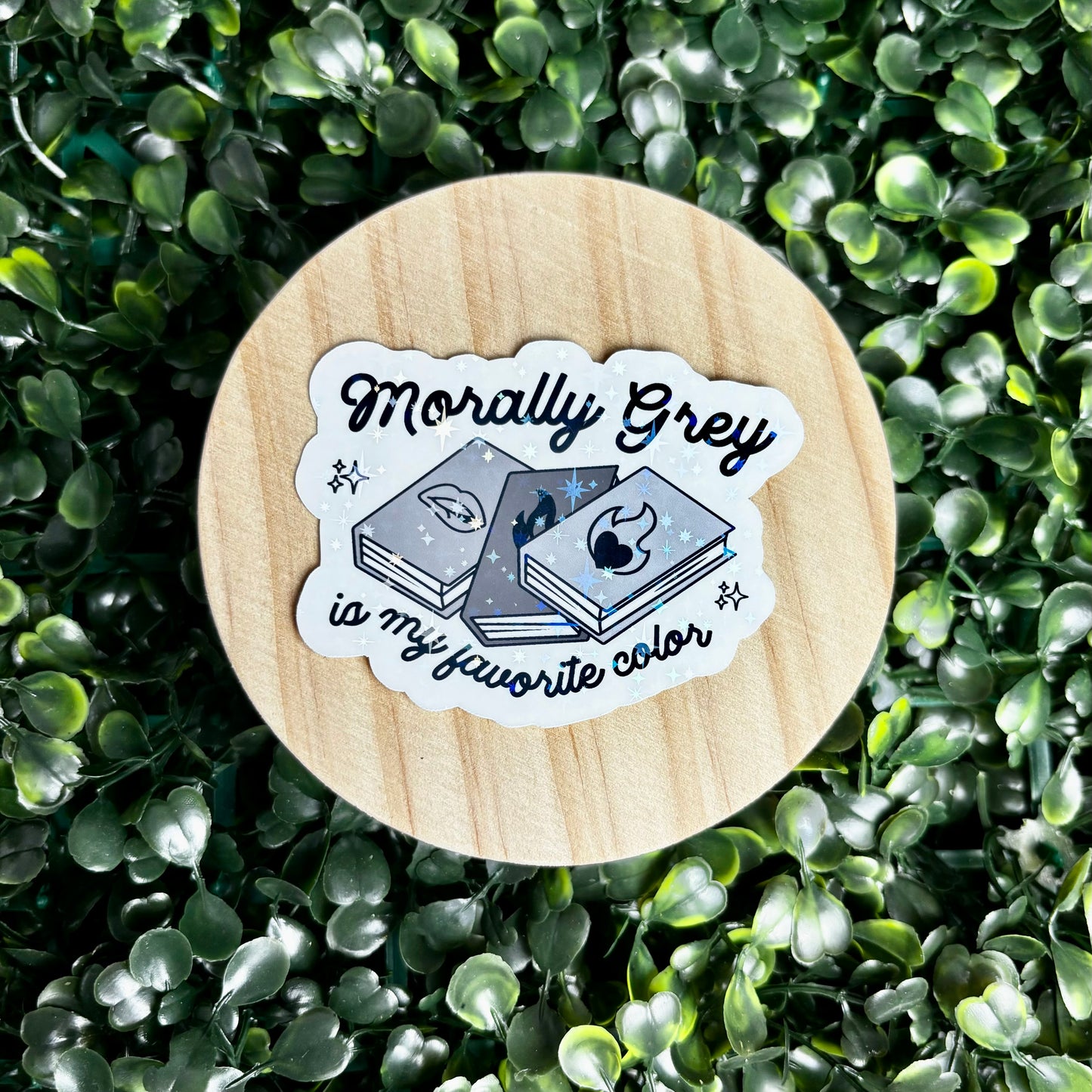 Morally Grey Sticker