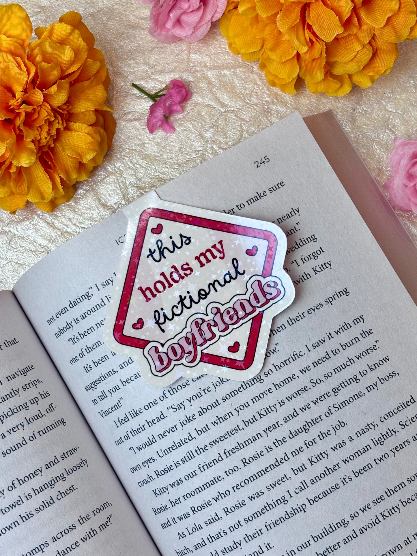 This Holds My Fictional Boyfriends Magnetic Bookmark