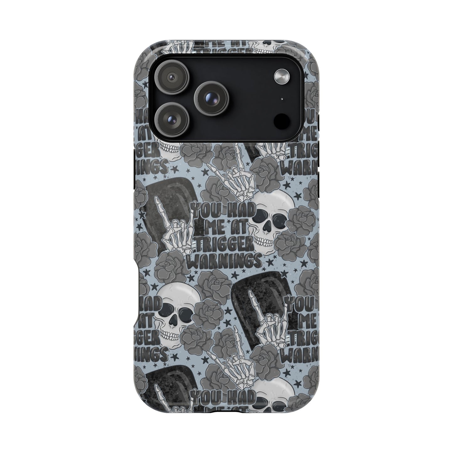 You Had Me At Trigger Warnings MagSafe Tough Phone Case | Shockproof | iPhone Case | Bookish Phone Case |