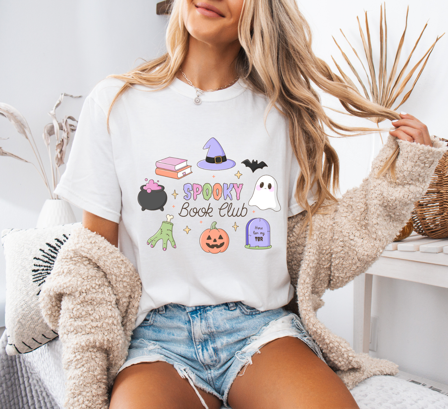 Spooky Book Club Comfort Colors T-Shirt