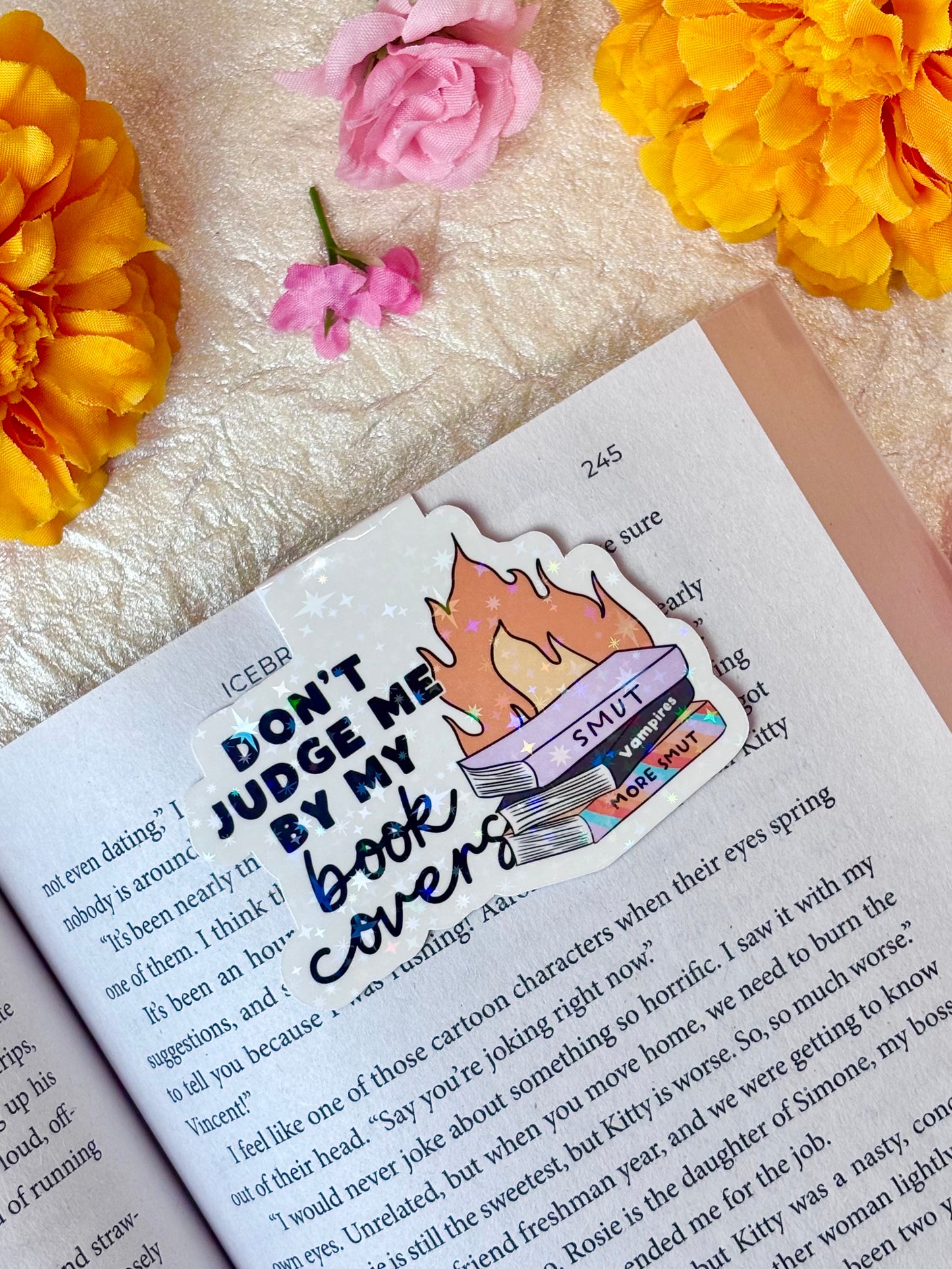 Don't Judge Me By My Book Covers Magnetic Bookmark