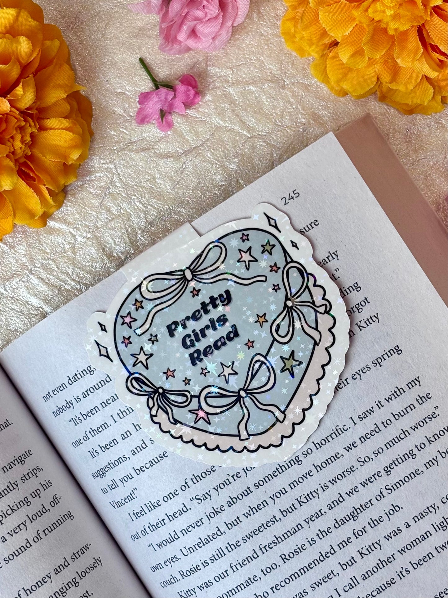 Pretty Girls Read Magnetic Bookmark