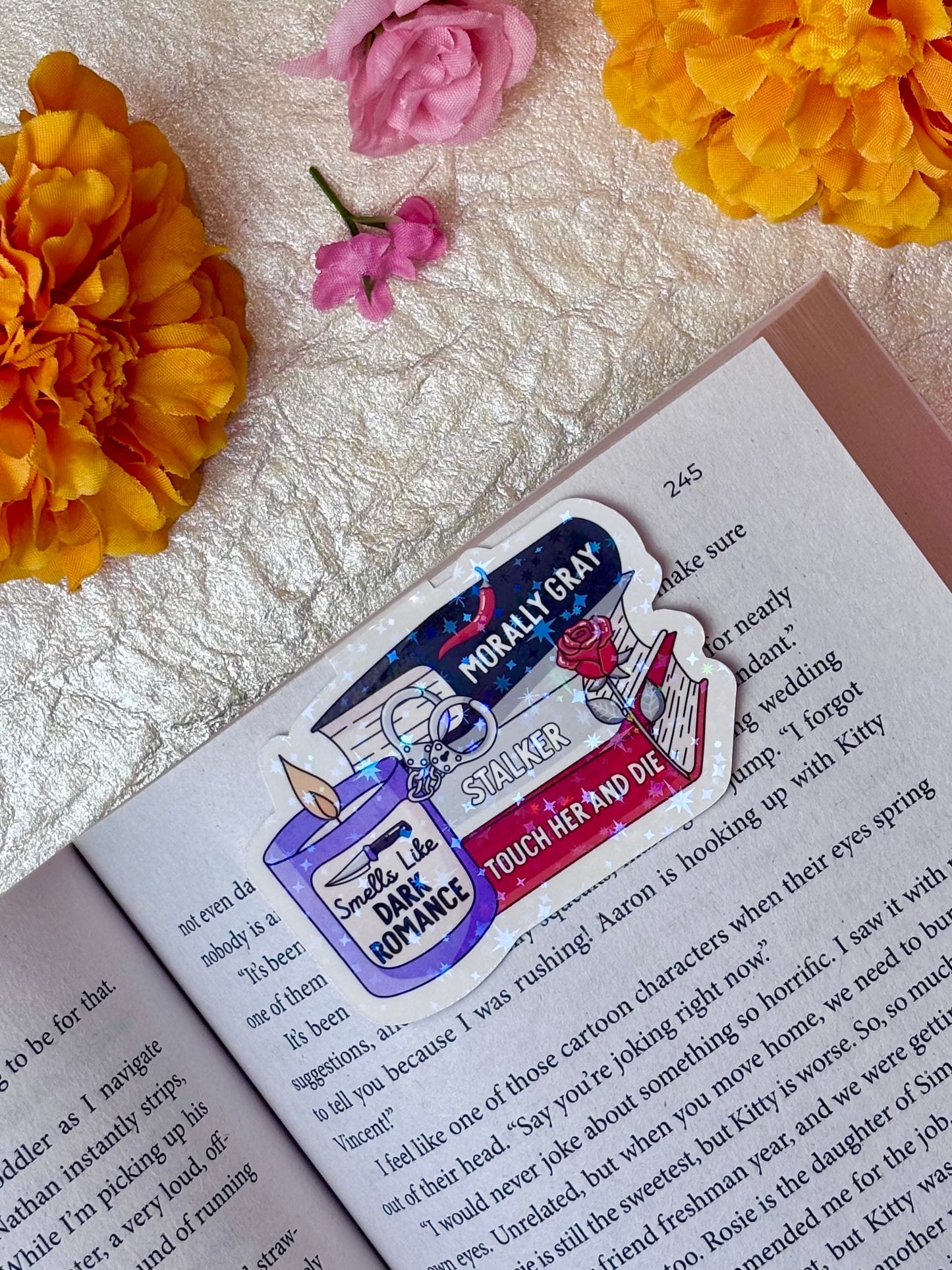 Smells Like Dark Romance Magnetic Bookmark