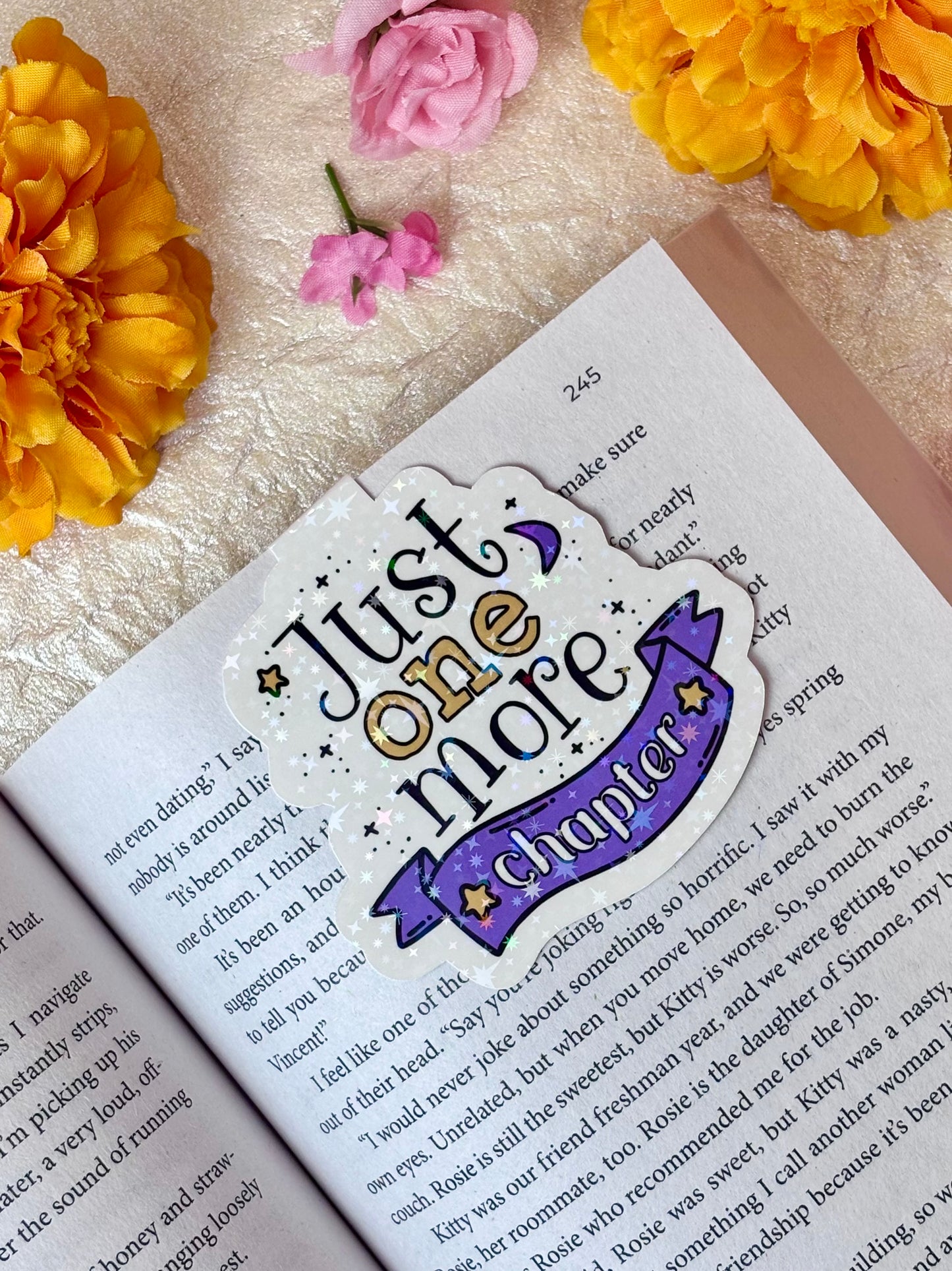 Just One More Chapter Magnetic Bookmark