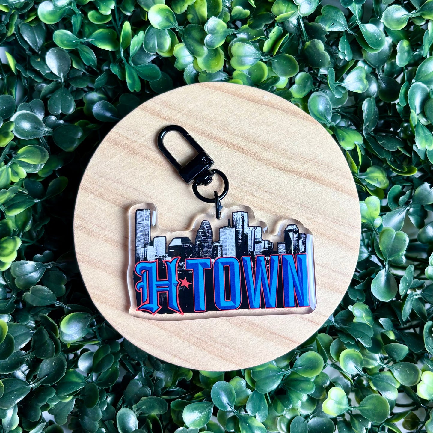 H Town Acrylic Keychain
