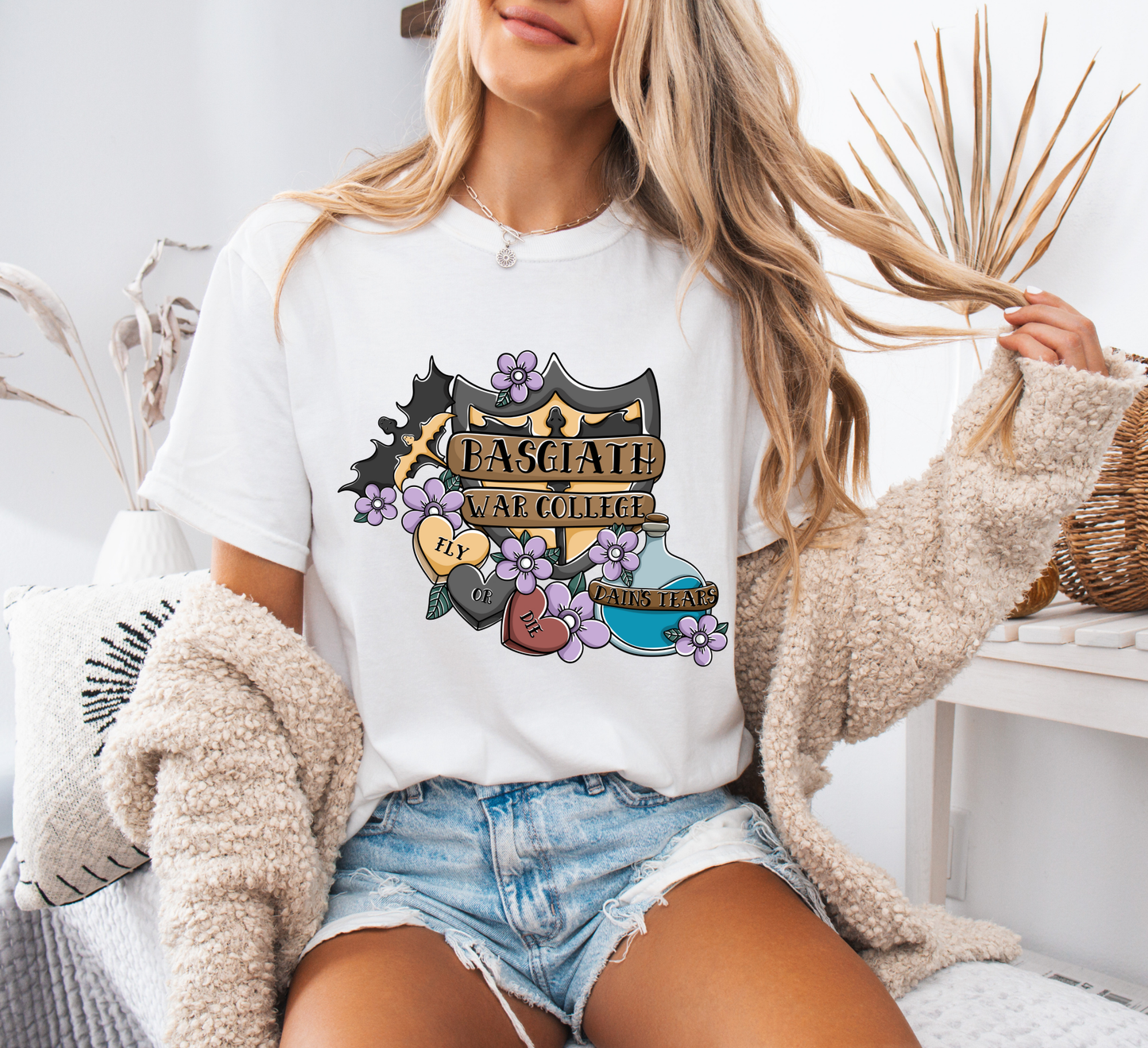 Basgiath War College Comfort Colors T-Shirt