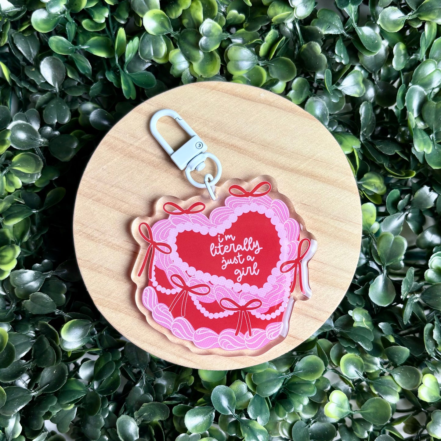 I’m Literally Just a Girl Acrylic Keychain