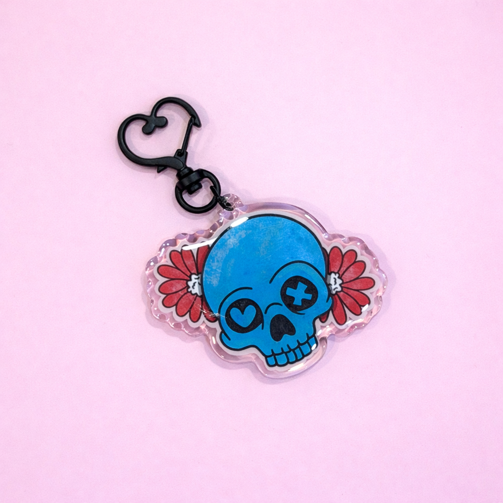 Lights Out Mask Acrylic Keychain