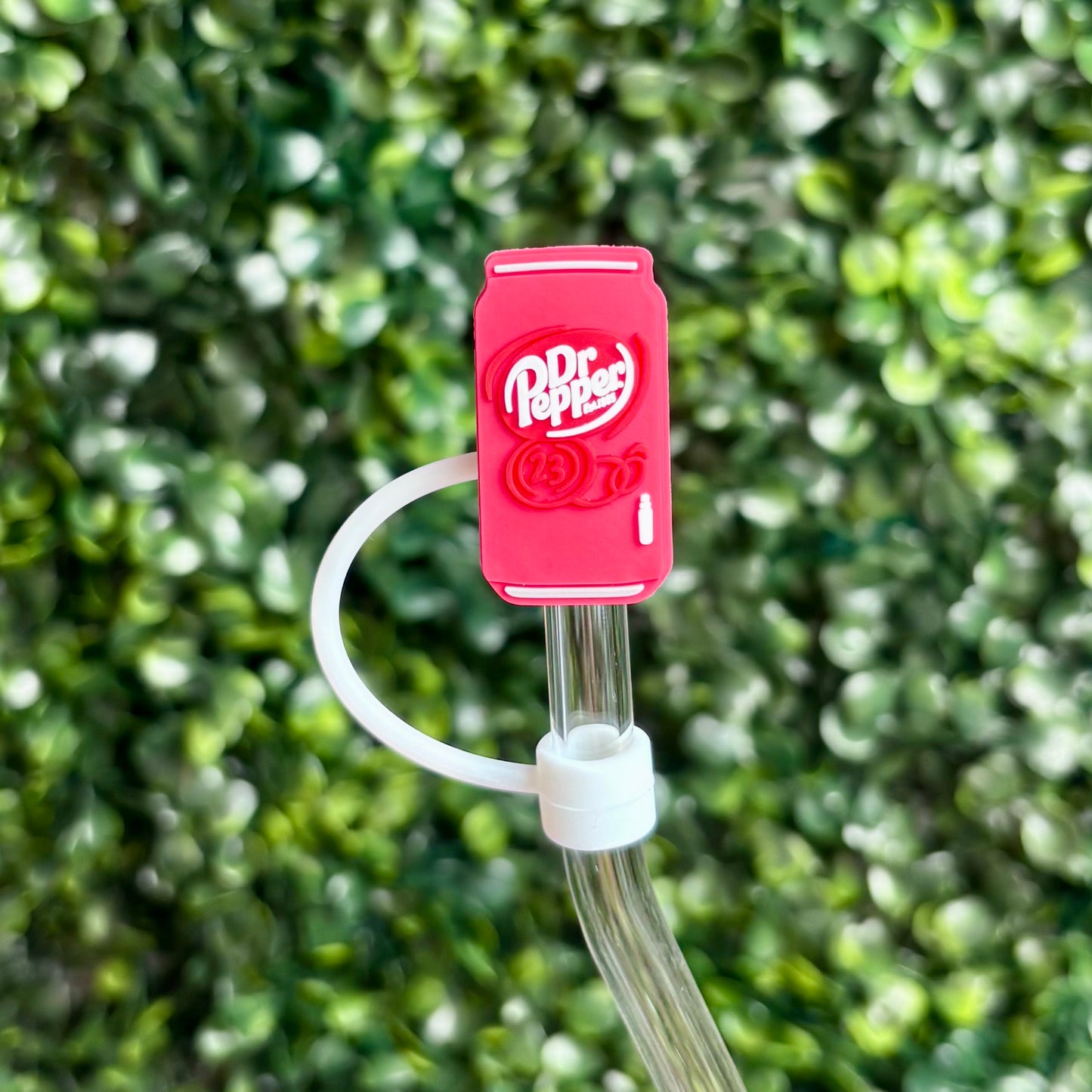 Dr. Pepper Can Straw Topper