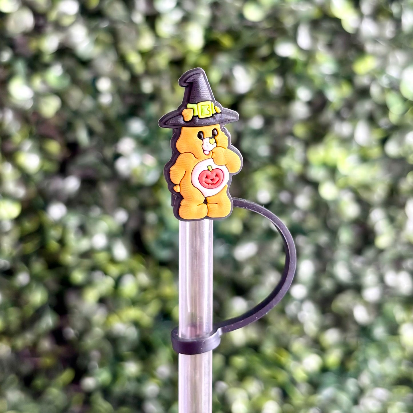 Halloween Care Bear Straw Topper