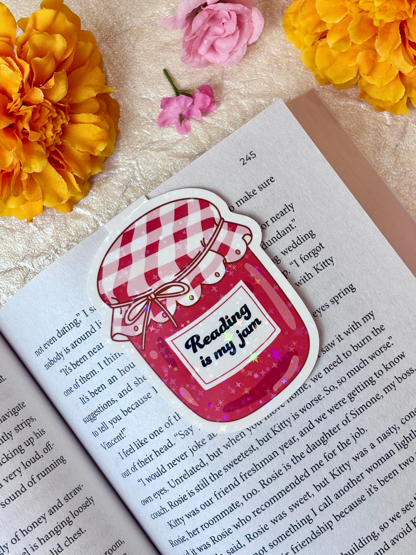 Reading Is My Jam Magnetic Bookmark