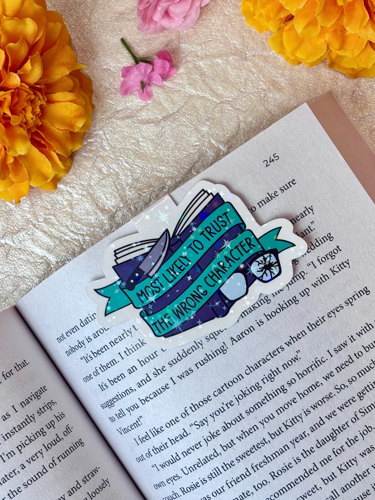 Most Likely to Trust the Wrong Character Magnetic Bookmark