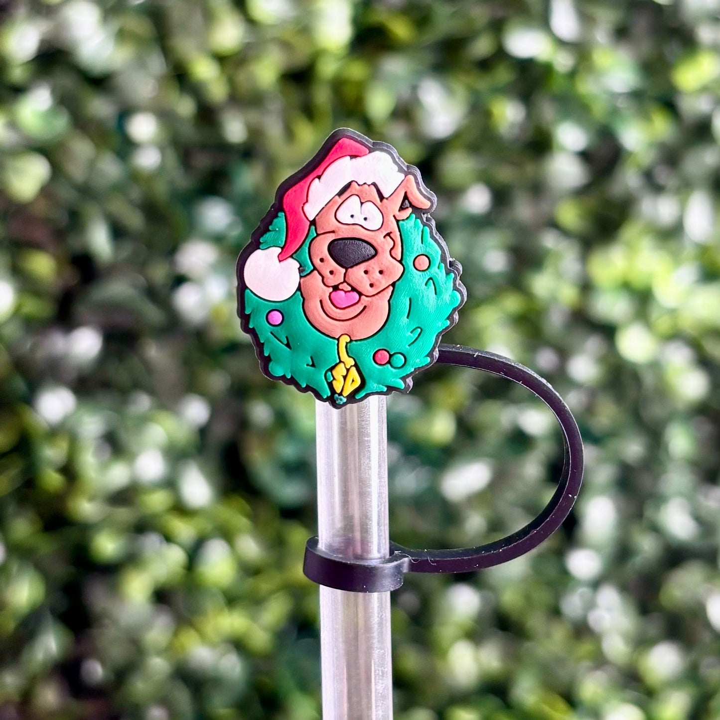 Christmas Scooby Straw Topper