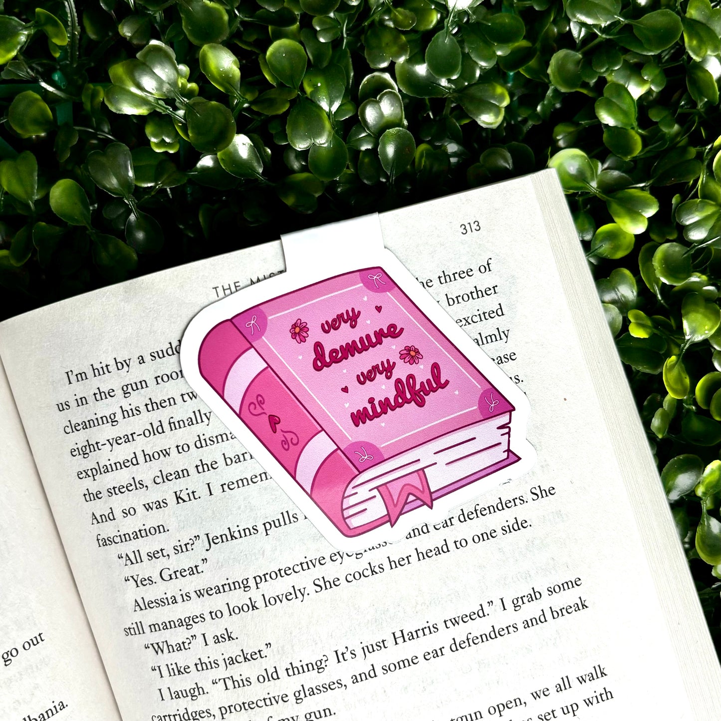 Very Demure, Very Mindful Magnetic Bookmark