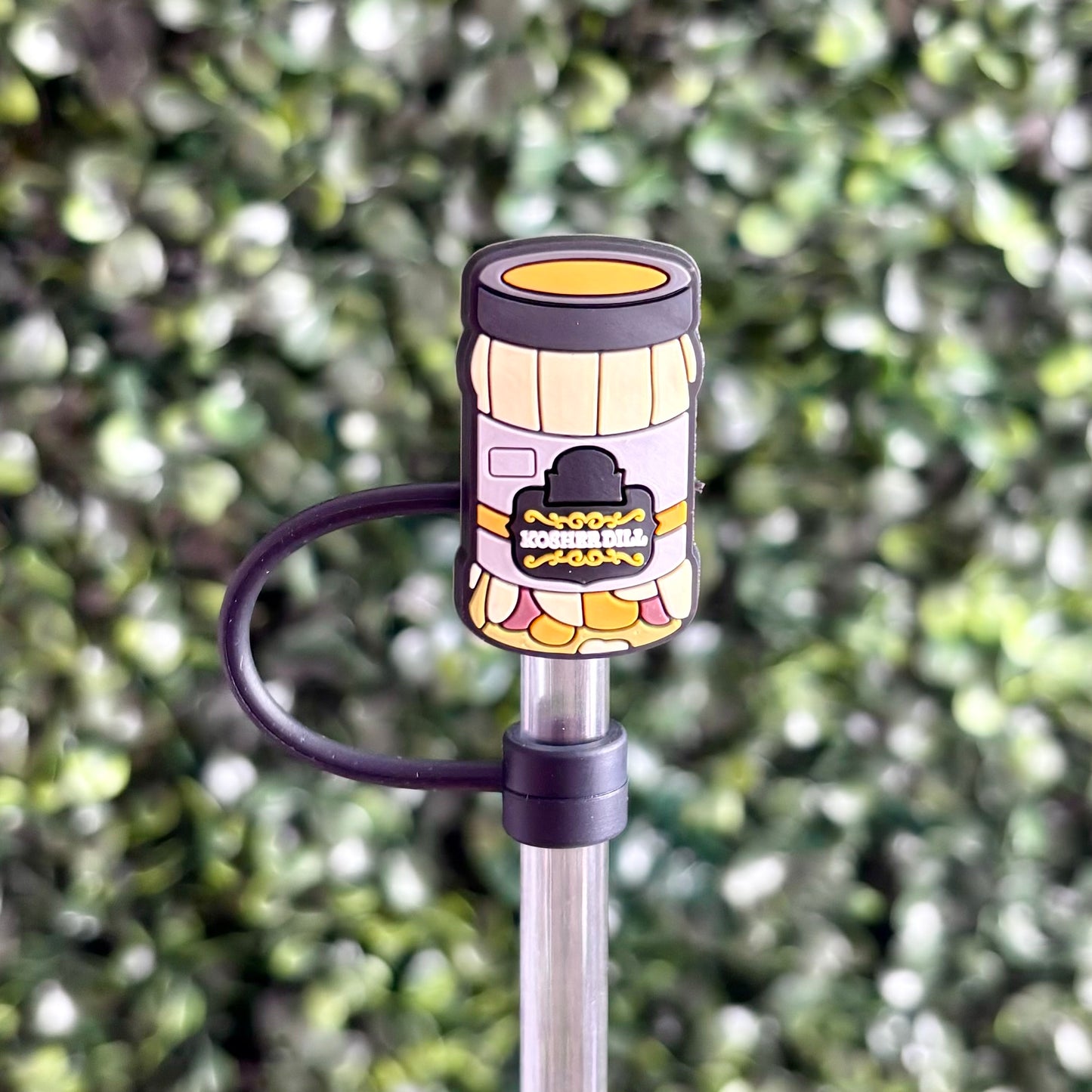 Pickle Jar Straw Topper