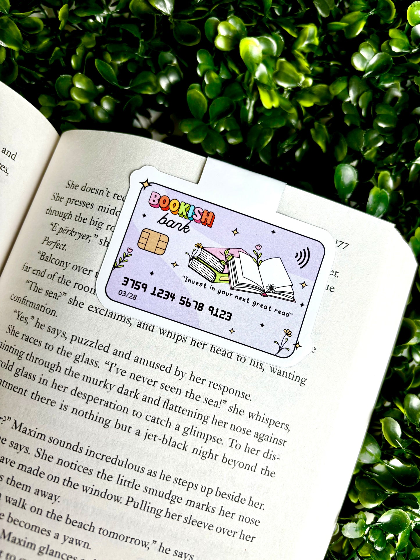 Bookish Debit Card Magnetic Bookmark