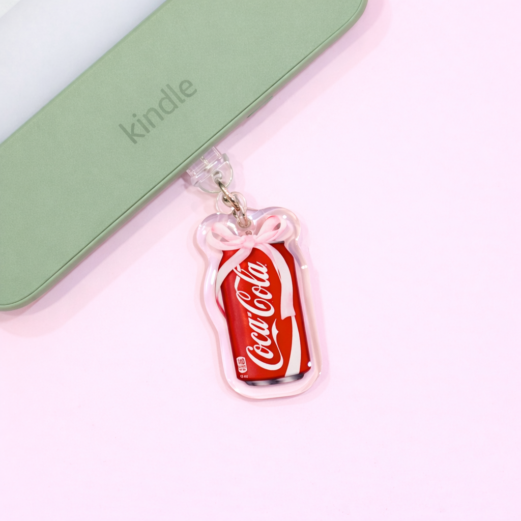 Coquette Coke USB-C Dust Plug Charm