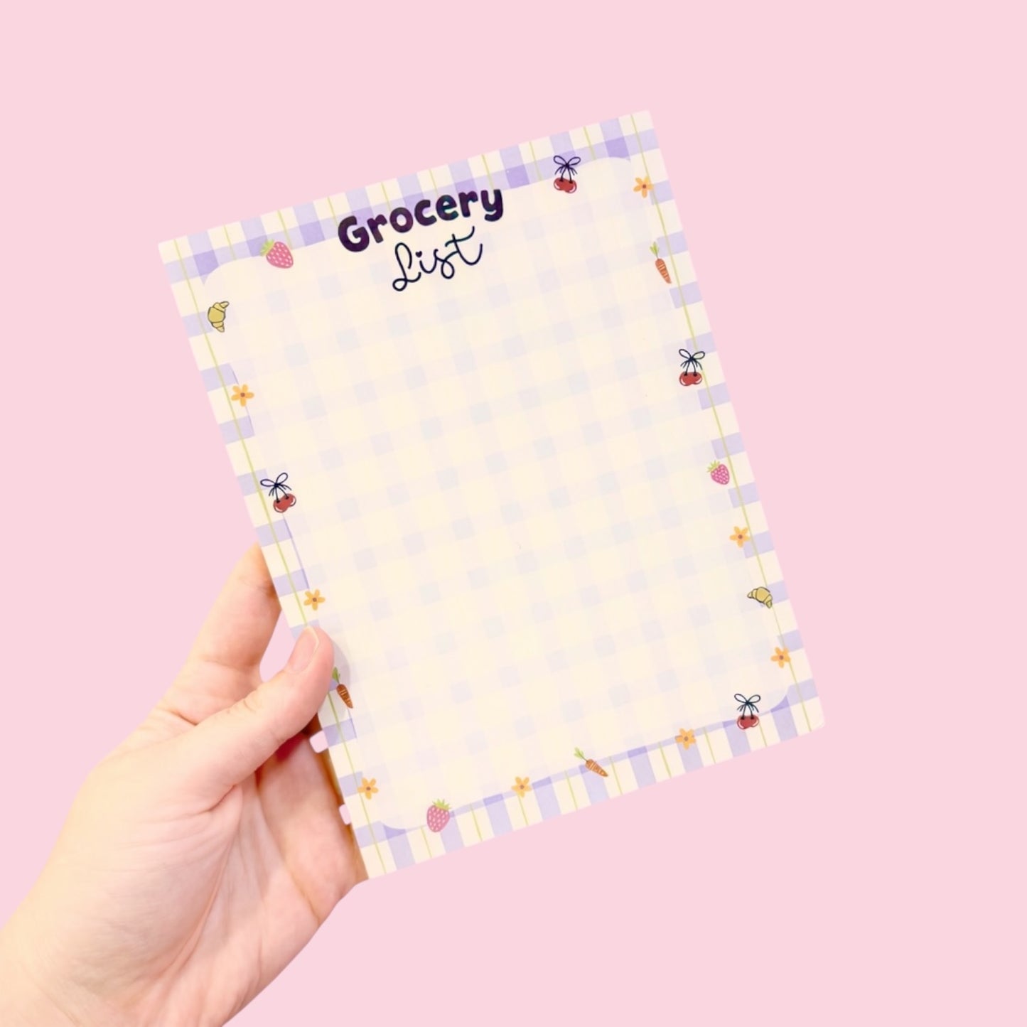 Grocery List Notepad