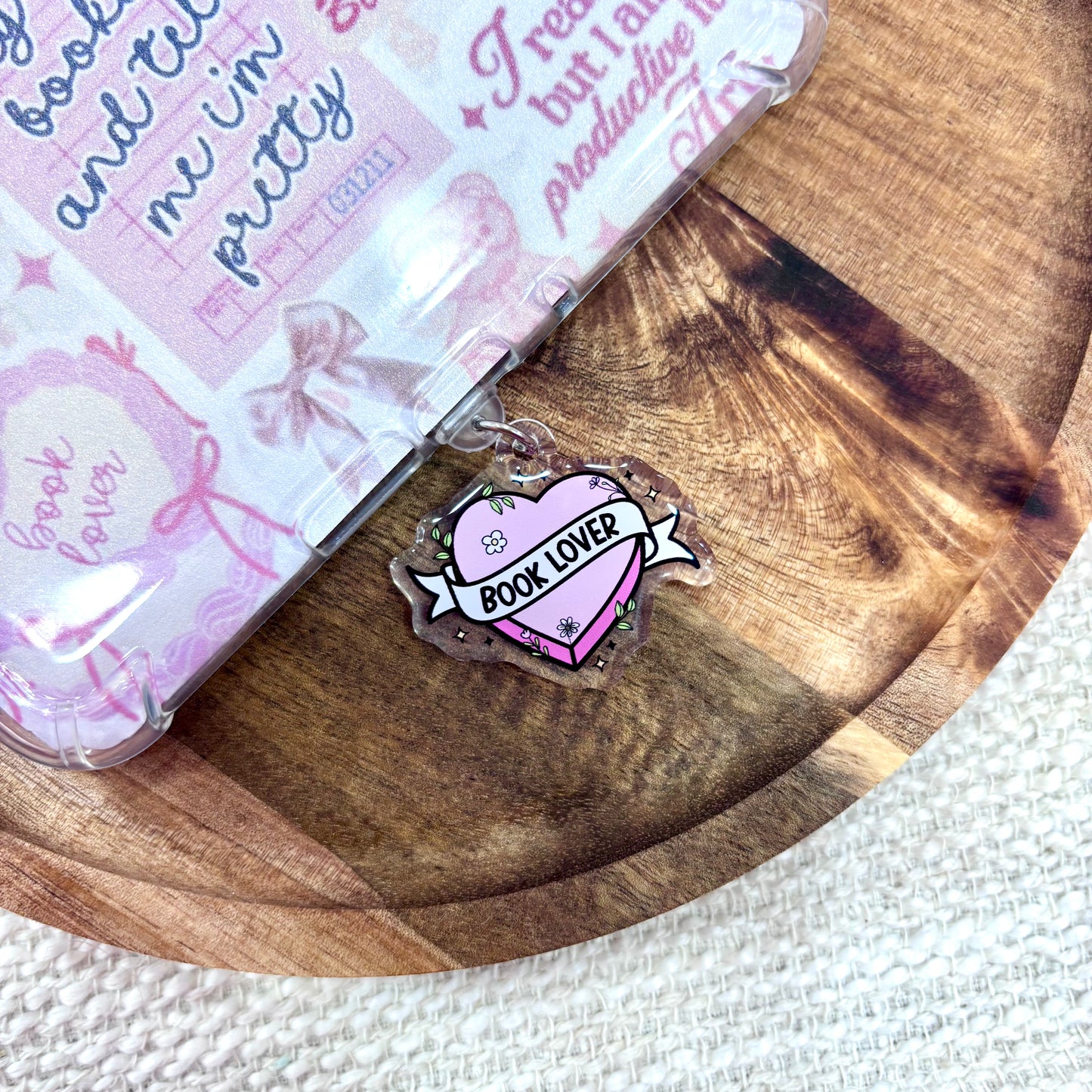 Book Lover USB-C Dust Plug Charm