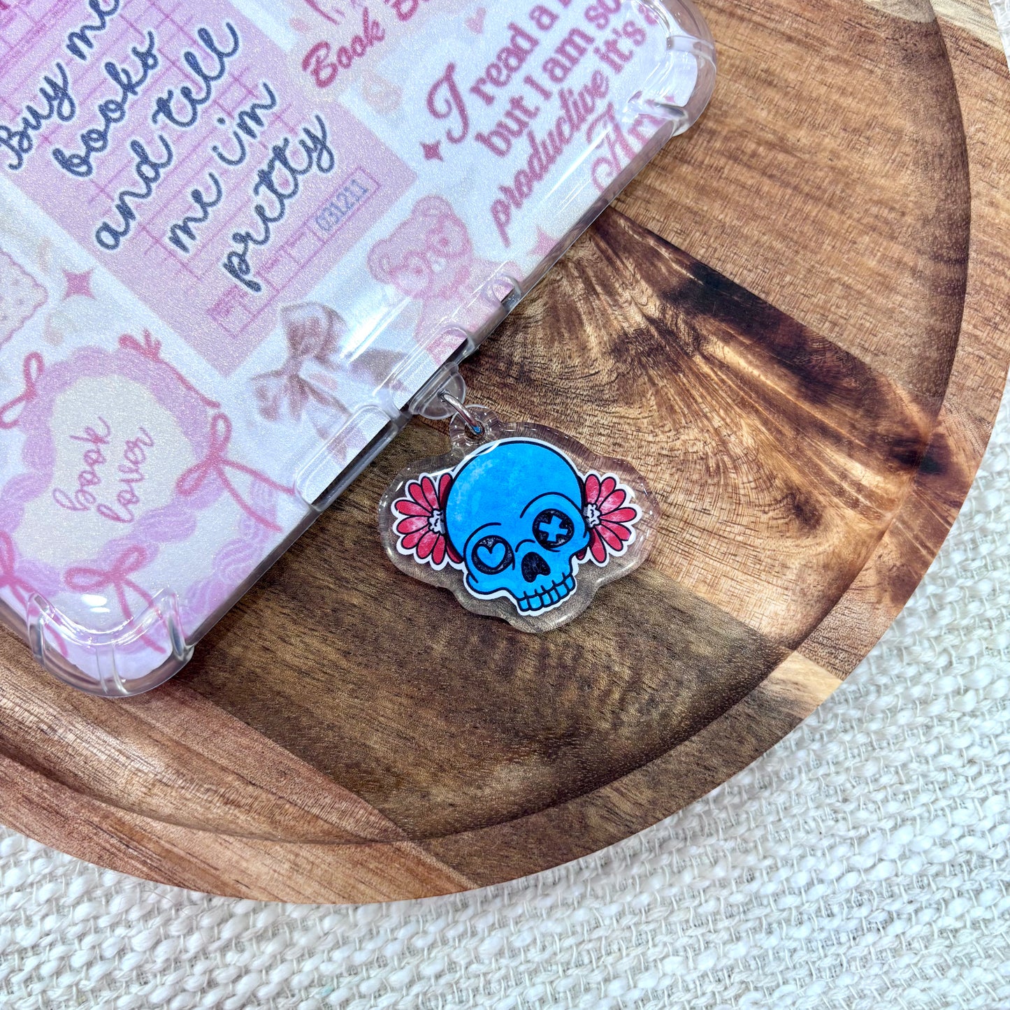 Lights Out Mask USB-C Dust Plug Charm