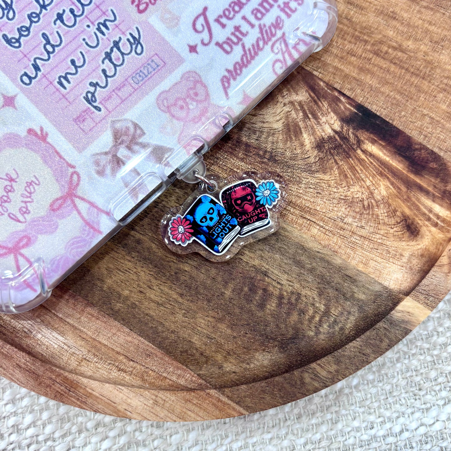 Lights Out, Caught Up USB-C Dust Plug Charm