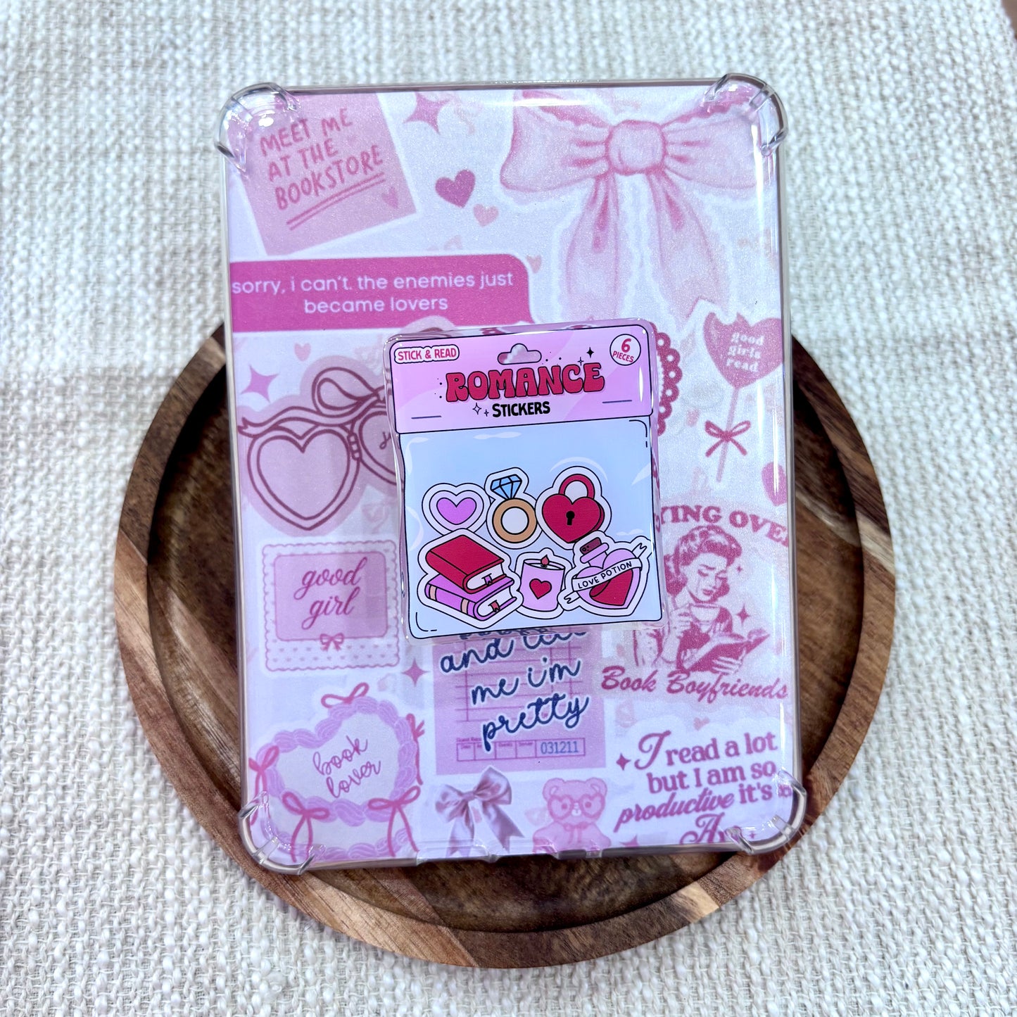 Romance Sticker Pack Kindle/Phone Grip