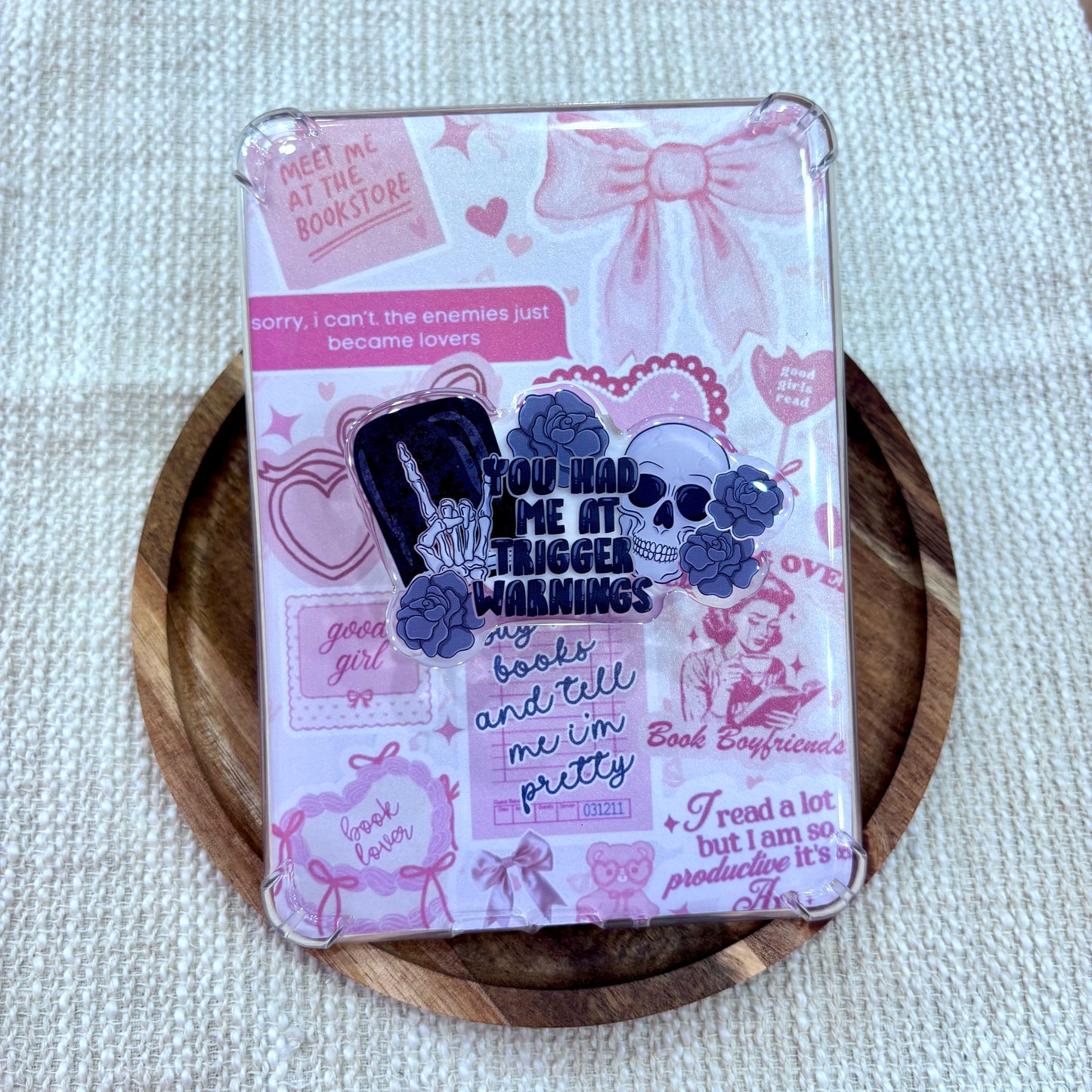 You Had Me At Trigger Warning Kindle/Phone Grip