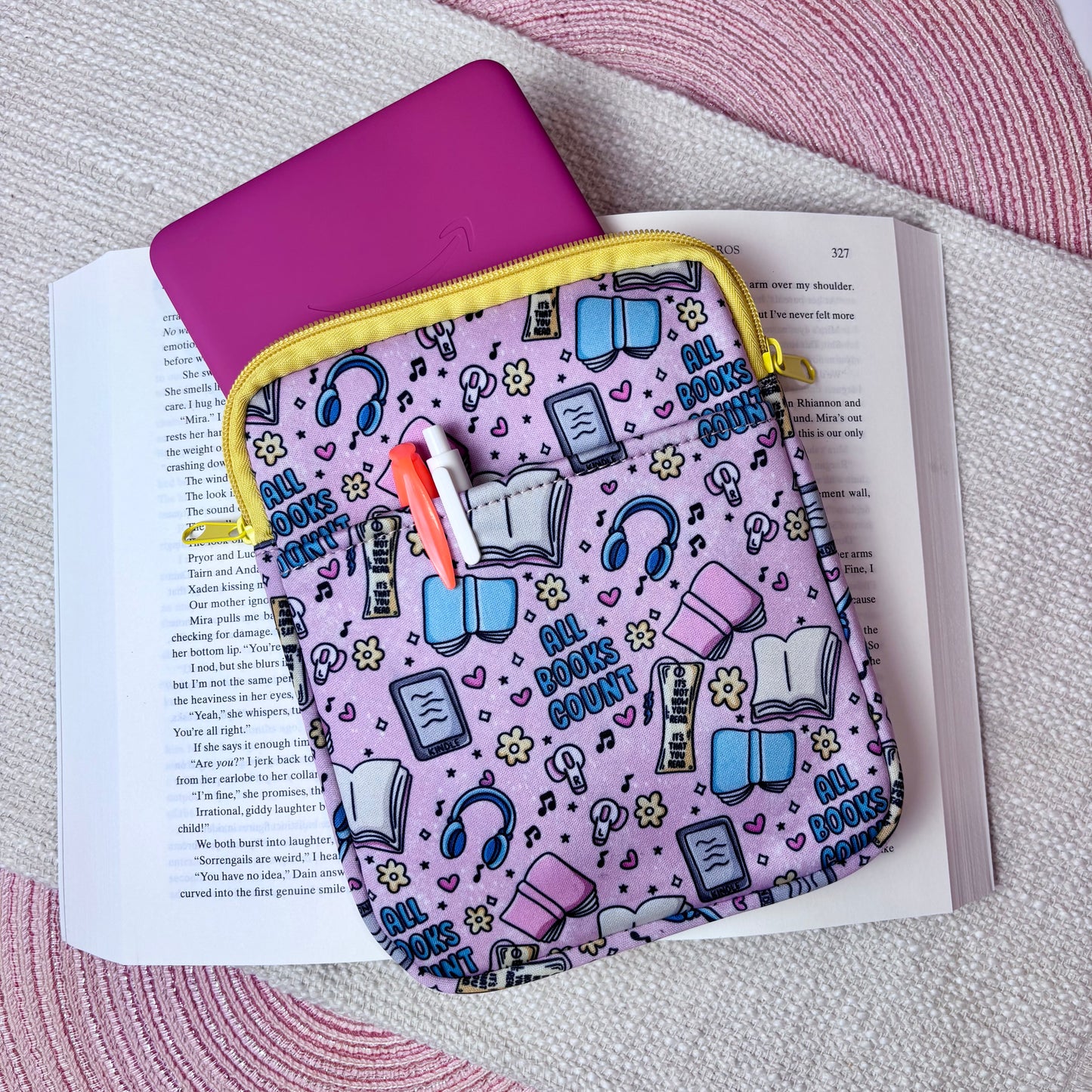 All Books Count Kindle Sleeve (oopsie)