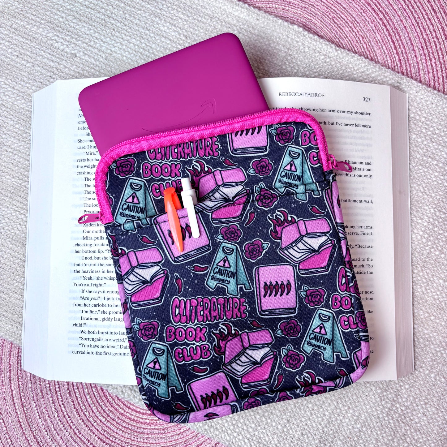 Cliterature Book Club Kindle Sleeve