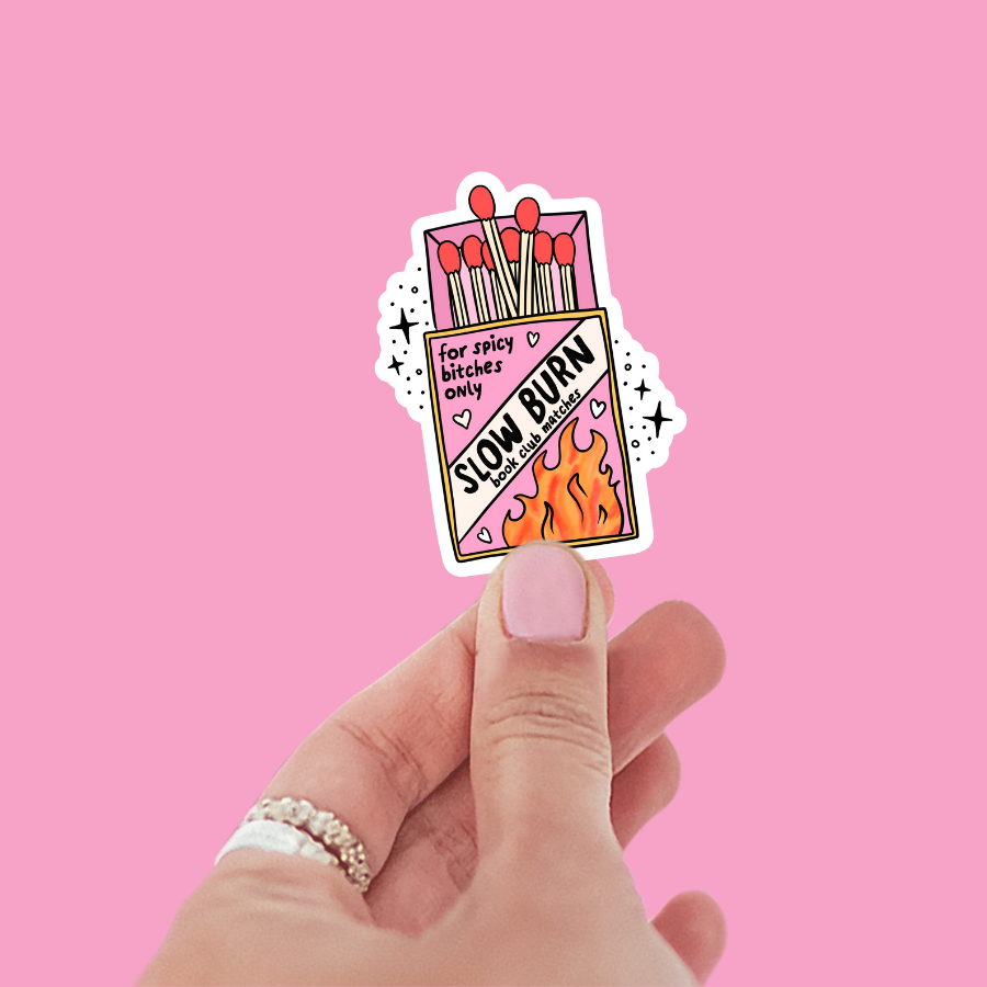 Slow Burn Matches Sticker