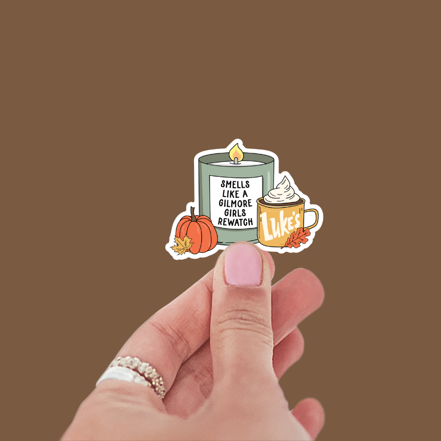 Smells Like A Gilmore Girls Rewatch Sticker