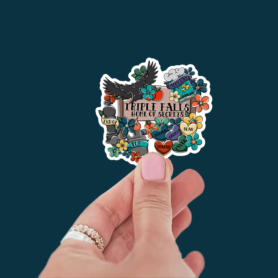 Triple Falls Sticker