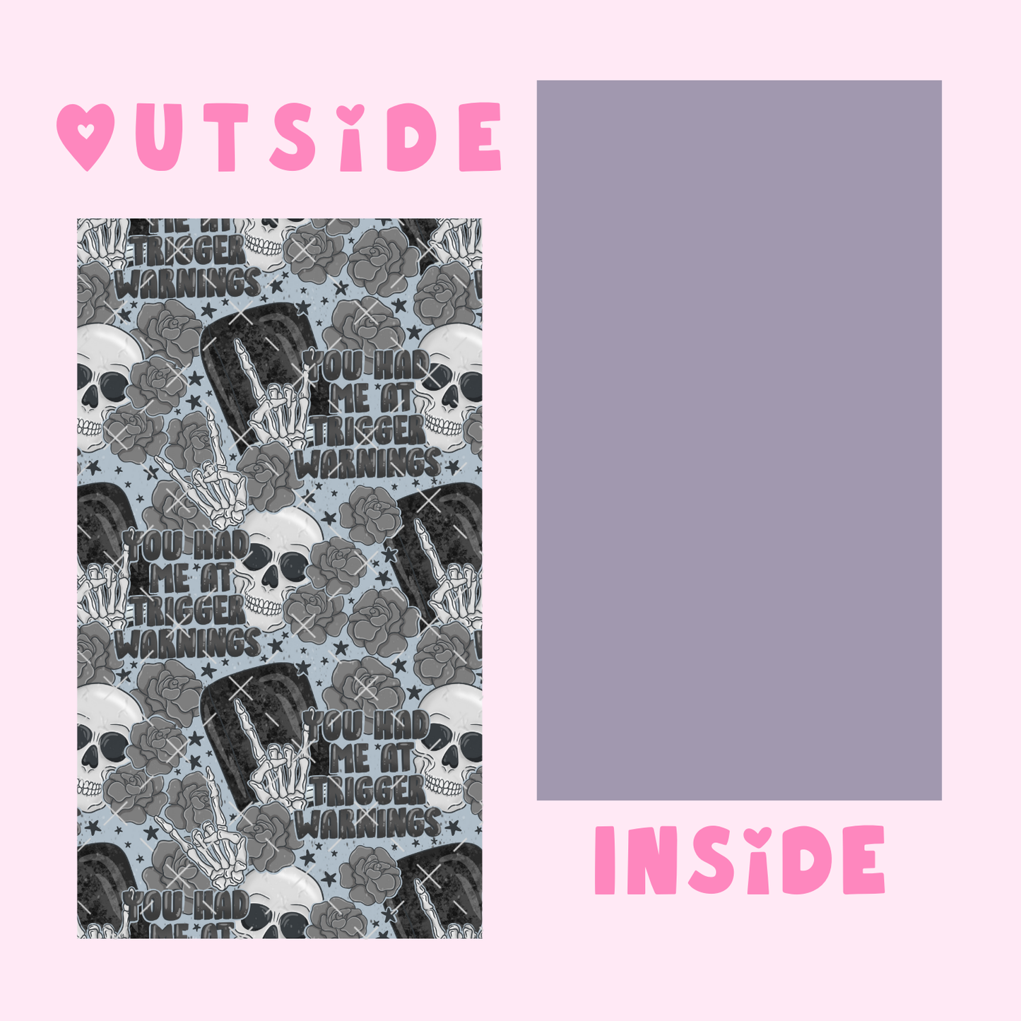 You Had Me At Trigger Warning Kindle Sleeve (oopsie)