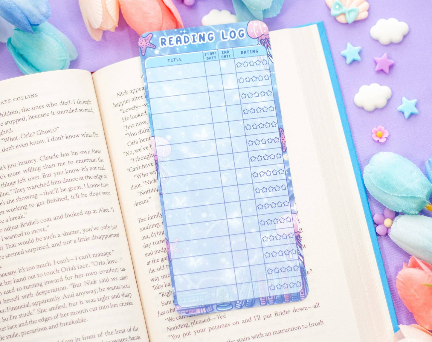 Reading Room Reading Log Bookmark