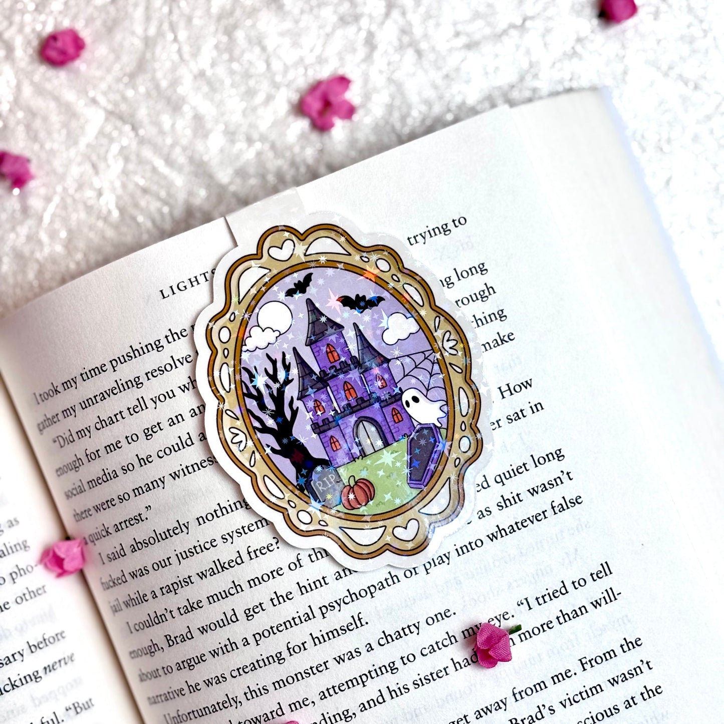 Horror Mirror Magnetic Bookmark