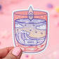 Affirmation Candle Sticker