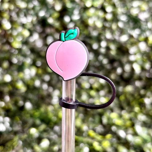 Peach Straw Topper