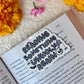 Reading Something Unholy Again Magnetic Bookmark