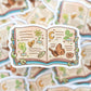 Nature Book Sticker
