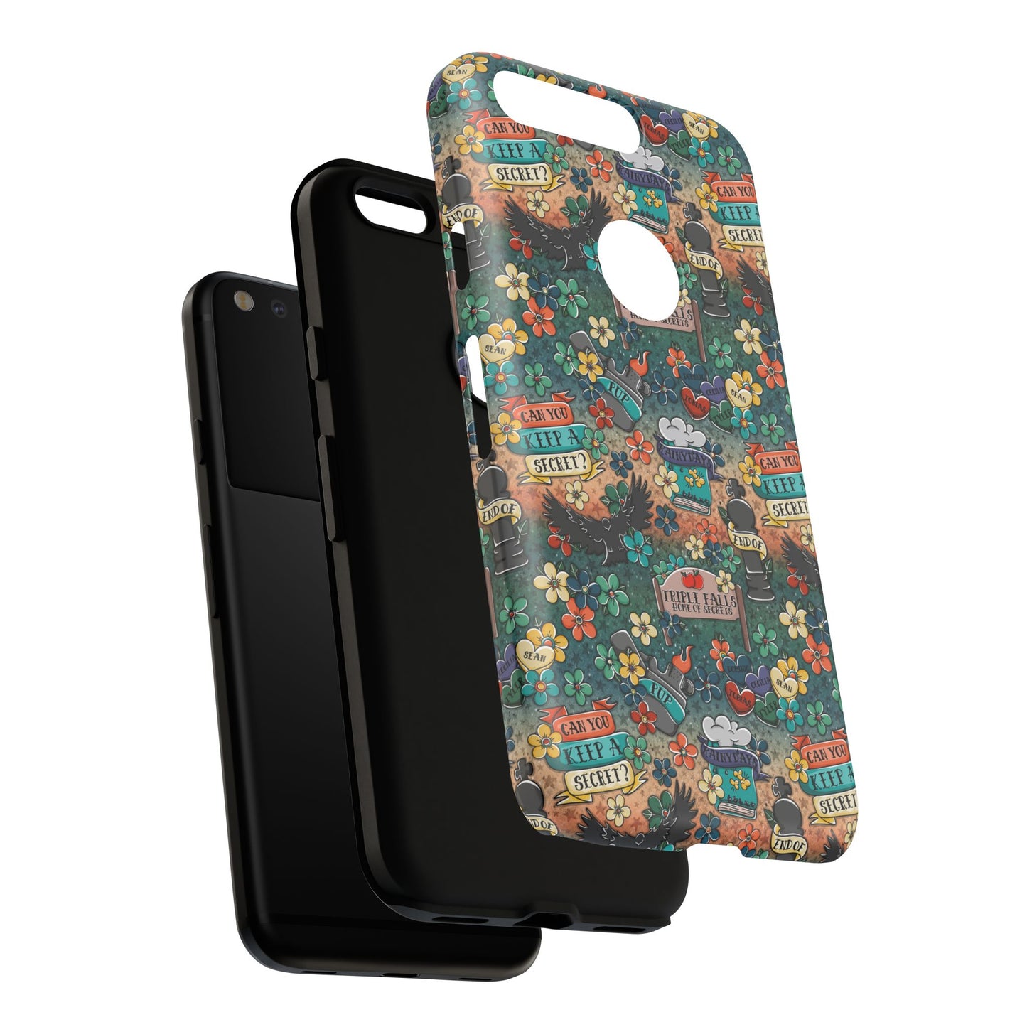 Triple Falls Tough Phone Case | Shockproof | Samsung Case | Google Case | Bookish